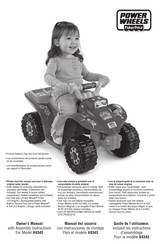 Fisher-Price POWER WHEELS V4343 Guide De L'utilisateur