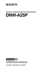 Sony DNW-A25P Mode D'emploi