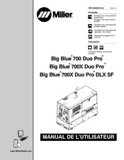 Miller Big Blue 700X Duo Pro Manuel De L'utilisateur