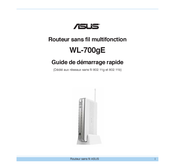 Asus WL-700gE Guide De Démarrage Rapide
