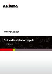 Edimax EW-7238RPD Guide D'installation Rapide