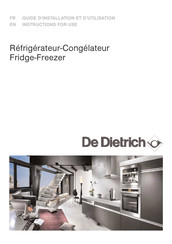 De Dietrich 6455ENX Guide D'installation Et D'utilisation