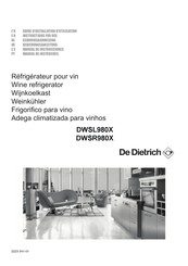 De Dietrich DWS750JE Guide D'installation & D'utilisation