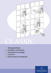 Villeroy & Boch CLASSIC Instructions De Montage