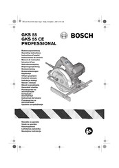 Bosch GKS 55 CE PROFESSIONAL Mode D'emploi