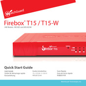 Watchguard Firebox T15-W Guide De Démarrage Rapide