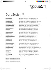 Duravit DuraSystem WD1020 000 000 Notice De Montage