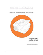 Kodak Scanner Truper 3610 Manuel D'utilisation