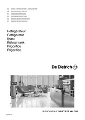 De Dietrich DRH714JE Guide D'installation & D'utilisation