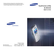 Samsung SGH-C100 Mode D'emploi