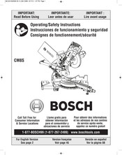 Bosch CM8S Mode D'emploi