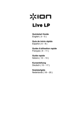 ION Live LP Guide D'utilisation Rapide