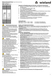 Wieland SNV 4274SL-C Mode D'emploi