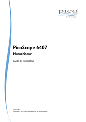 pico Technology PicoScope 6407 Mode D'emploi