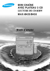 Samsung MAX-B450 Mode D'emploi