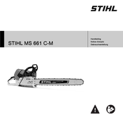 Stihl MS 661 C-M Mode D'emploi