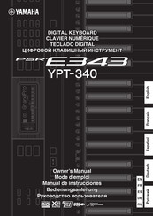 Yamaha YPT-340 Mode D'emploi