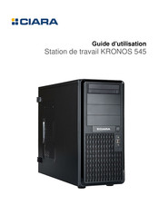 Ciara KRONOS 545 Guide D'utilisation