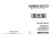 JB Systems MSD 900 Mode D'emploi