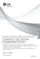 LG PQDSBC Manuel D'installation Et D'utilisation