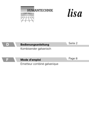 HumanTechnik A-2950-0 Mode D'emploi