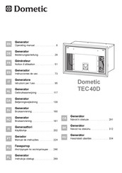 Dometic TEC40D Notice D'utilisation