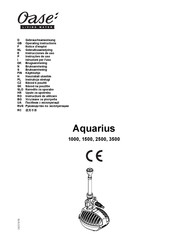 Oase Aquarius 3500 Notice D'emploi