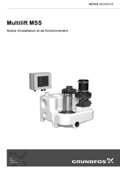 Grundfos Multilift MSS Notice D'installation Et De Fonctionnement