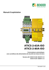 Bender ATICS-2-80A-ISO Manuel D'exploitation