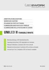 LED2WORK UNILED II tunable white Manuel D'utilisation