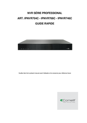 Comelit IPNVR704C Guide Rapide