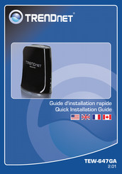 Trendnet TEW-647GA Guide D'installation Rapide