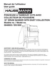 Haussmann Xpert 5848003 DS1800 Manuel De L'utilisateur