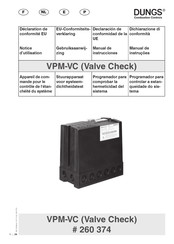 Dungs VPM-VC Notice D'utilisation