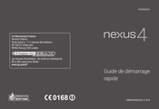 LG Electronics nexus 4 Guide De Démarrage Rapide
