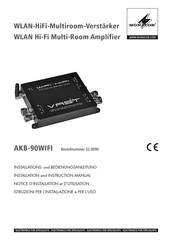 Monacor AKB-90WIFI Notice D'installation Et D'utilisation