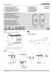 sauter modu840 Instructions De Montage