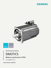 Siemens SIMOTICS S-1FT2 Instructions De Service