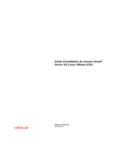 Oracle X5-2 Guide D'installation