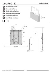 Accuride DBLIFT-0127 Guide D'installation