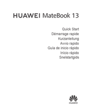 Huawei MateBook 13 Démarrage Rapide