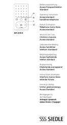 SSS Siedle AFS 870-0 Notice D'utilisation