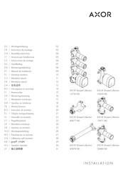 Axor ShowerCollection 10650180 Instructions De Montage