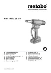 Metabo NMP 18 LTX BL M10 Notice Originale