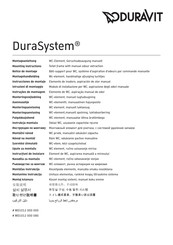 DURAVIT DuraSystem WD1012 000 000 Notice De Montage