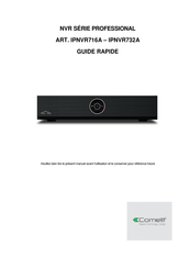 Comelit IPNVR716A Guide Rapide