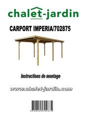 Chalet-Jardin 702875 Instructions De Montage
