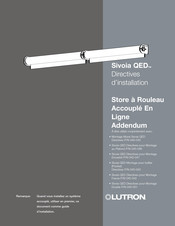 Lutron Sivoia QED Directives D'installation