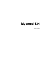 Enraf Nonius Myomed 134 Mode D'emploi