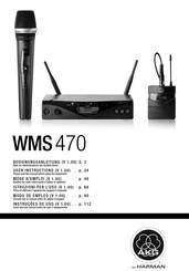 Harman AKG WMS 470 Mode D'emploi